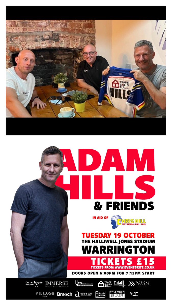Yuptoo's tweet photo. How it started to how it’s goin…

This will be epic @Chrishilly1987 @adamhillscomedy @WarringtonRLFC https://t.co/Gy3oT3fjsJ