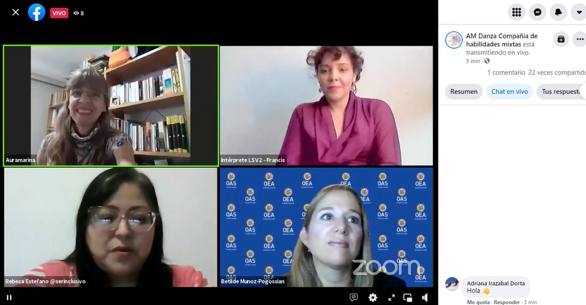BritishArtsVe's tweet photo. Foro: SER INCLUSIVO ¿Qué nos puede aportar?
Especialistas:
Dra. Betilde Muñoz, Directora del Dpto. de Inclusión Social de la OEA, @BeticaMunozPogo
Dra. Evelin Ávila, Directora Académica de la Asociación @EducaccionV
#DASHDisabilityArts
@veBritish @amdanzamixta @SerInclusivo https://t.co/6HfKRD8GzK