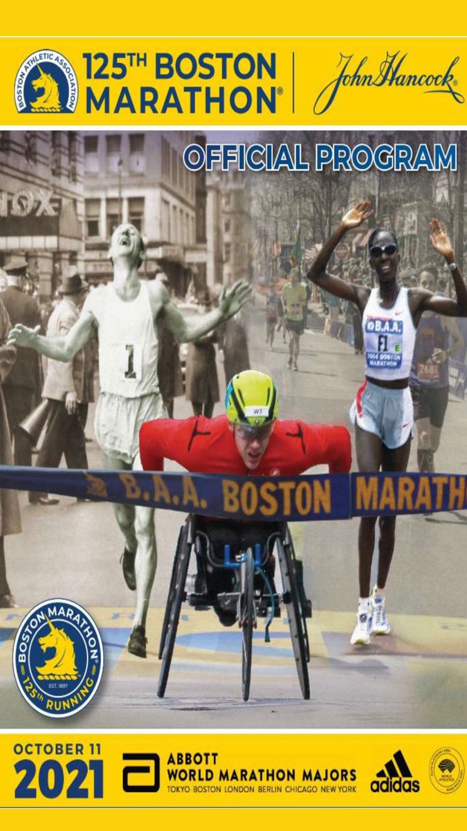 foot55's tweet photo. Boston Marathon #7 - 18+ Days 🤠 #BostonMarathon  #BostonMarathon2021 #officialprogram https://t.co/4UG4Rwpfig