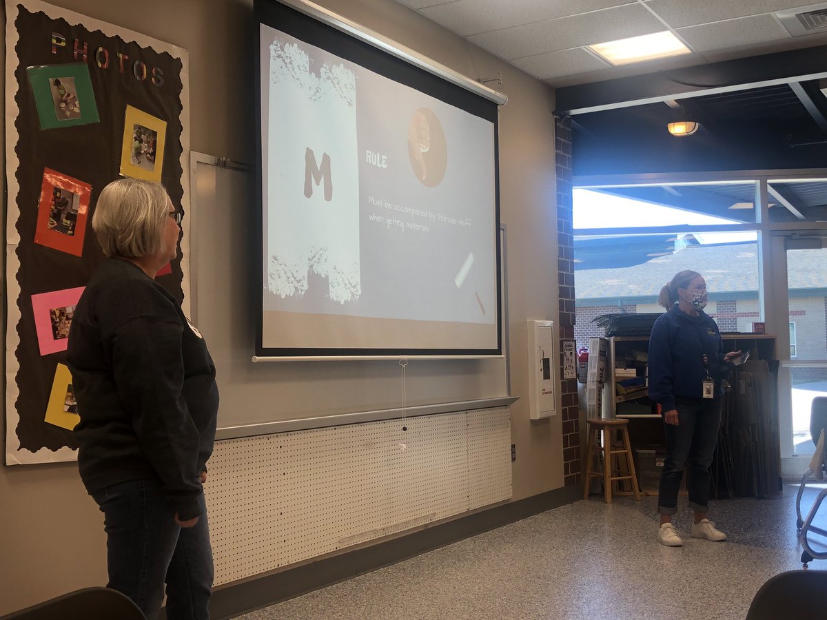 A big shout out to our teacher leaders @mrsdebmartin and <a href="/valdezSE3rd/">Emily Valdez</a> for sharing their passion for innovation and getting the inspiration room back up and running! I can’t wait to see it in action! #makerspace