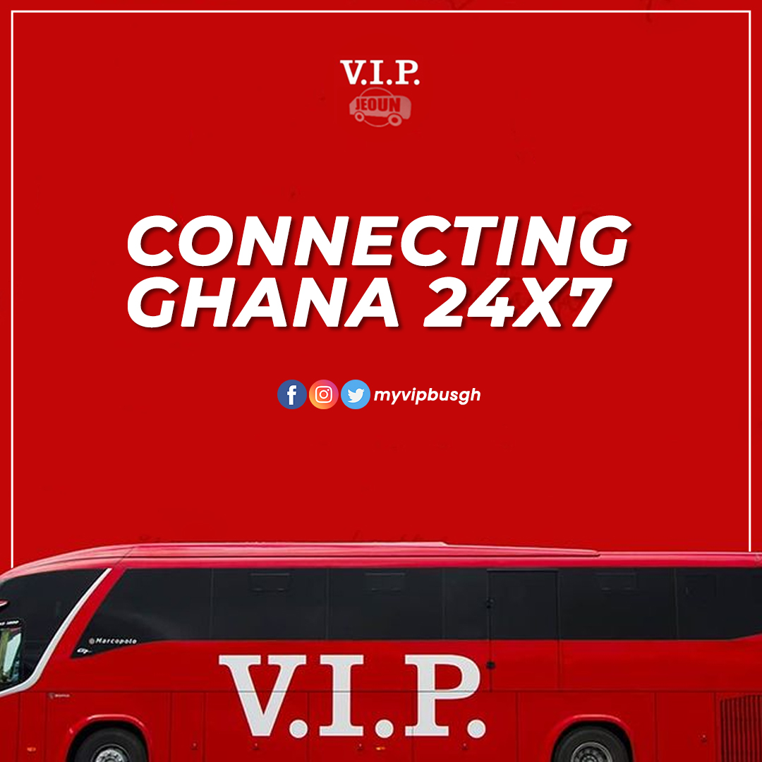 myvipbusgh's tweet photo. Connecting Ghana 24x7

#VIPJeounTransportService #VIPTransportation
#VIPBUS
#VIPtransport
#JEOUNTrasnport
#Safety
#Reliable
#Comfortable
#GhanaVIP https://t.co/9cGlUdiD29
