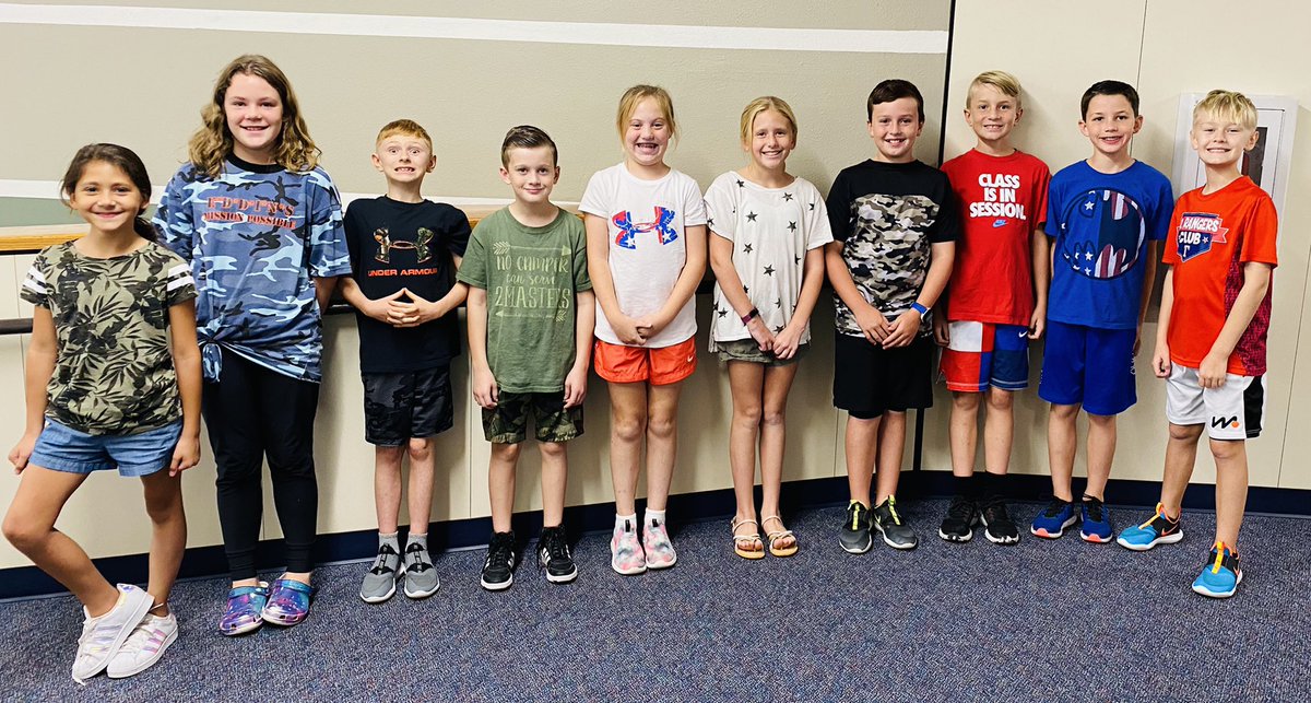 It’s camo and red/white/blue day for college week! <a href="/EddinsElem/">Eddins Elementary</a>