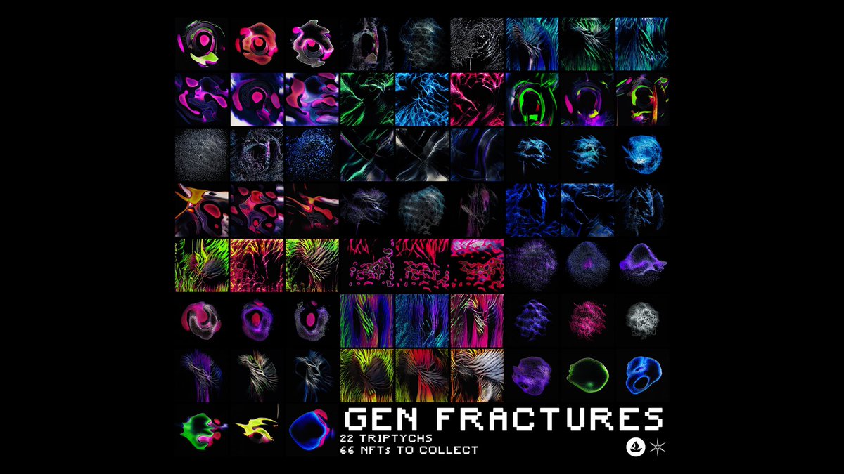 _jyzl_'s tweet photo. 66 colourful generated art by the amazing @ev__ai ! 🌈

✺ GEN FRACTURES ✺ now live on @opensea 🔥❤️

COLLECT YOUR OWN :
➡️ https://t.co/PgDRwv1DS6

#NFTdrop #NFT #ethereum #nftcollector #cryptoartist #MachineLearning #generativeart #NFTCommunity https://t.co/qKOawZvfcp