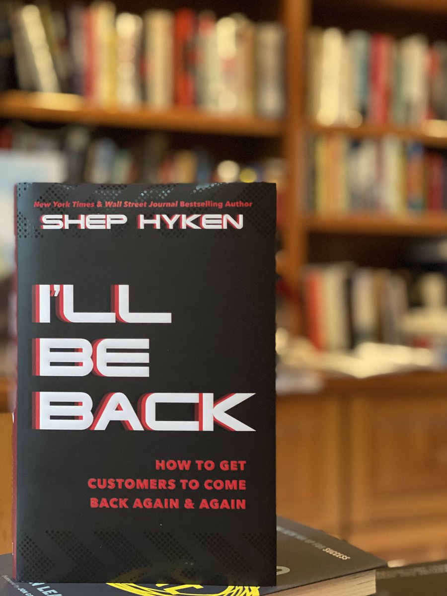 SkipPrichard's tweet photo. Great new book on customer service and more by my friend @Hyken . Learn more: https://t.co/8azZW2kgT1 #illbebackbook #custexp #leadership https://t.co/VStVkhCSP6