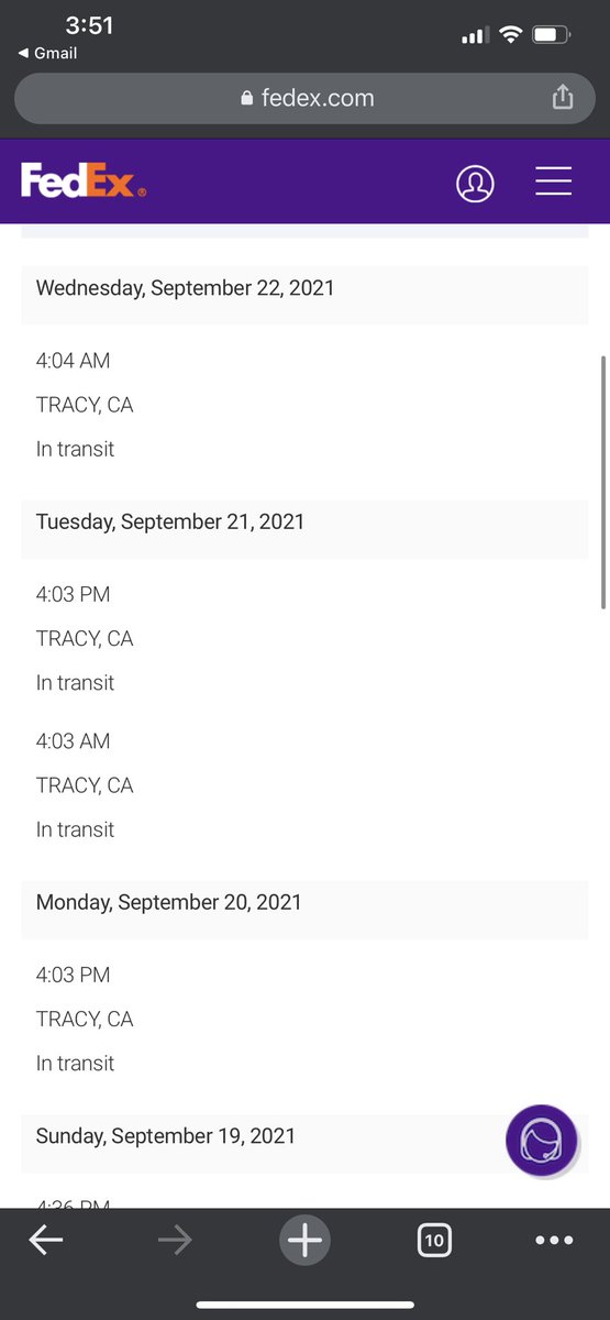 The_Dude10's tweet photo. @FedExHelp @FedEx any ideas how a package can be in transit from the same location for three days now? Slightly annoyed https://t.co/V9hNEm40pq
