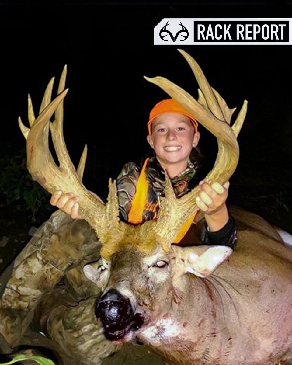 Realtree's tweet photo. Westin McCauley’s goal was to someday kill a 200-inch buck, and he pulled it off during the September Kansas youth season. The buck scored a whopping 211"! 🦌

Link to read more: https://t.co/3okBnkdgzL

#RackReport https://t.co/XE9CT8KGU3
