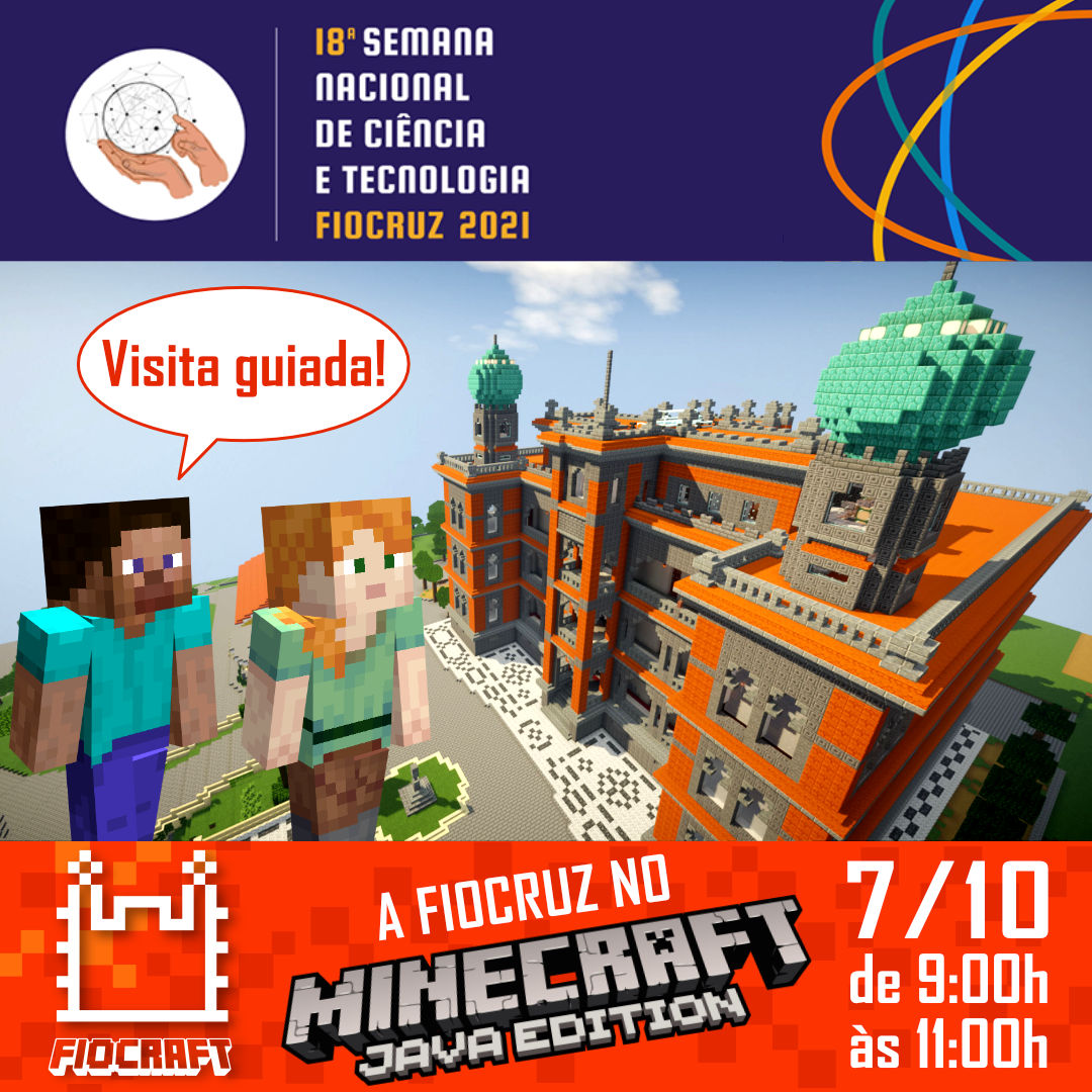 Fiocraft: jogo online vai ter campus da Fiocruz como cenário