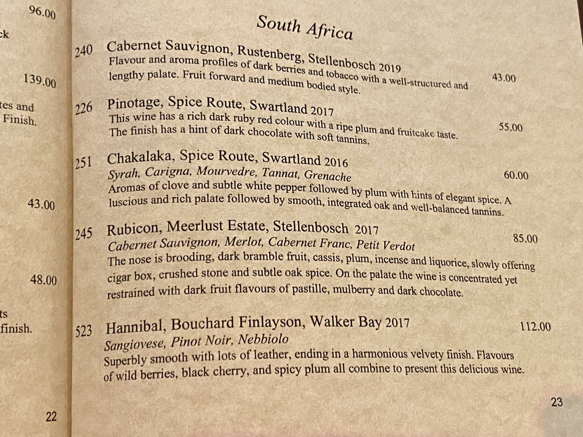 danlikeswine's tweet photo. South Africans making an appearance at @HayfieldManor: #Testalonga (again in Ireland!), @springfieldwine and @BouchFinlayson white, plus @RustenbergWines, @SpiceRouteWines, @MeerlustWine and Bouchard Finlayson red. Don’t miss Thursday’s live show from the hotel! #DRLW https://t.co/LR89QGBUcN