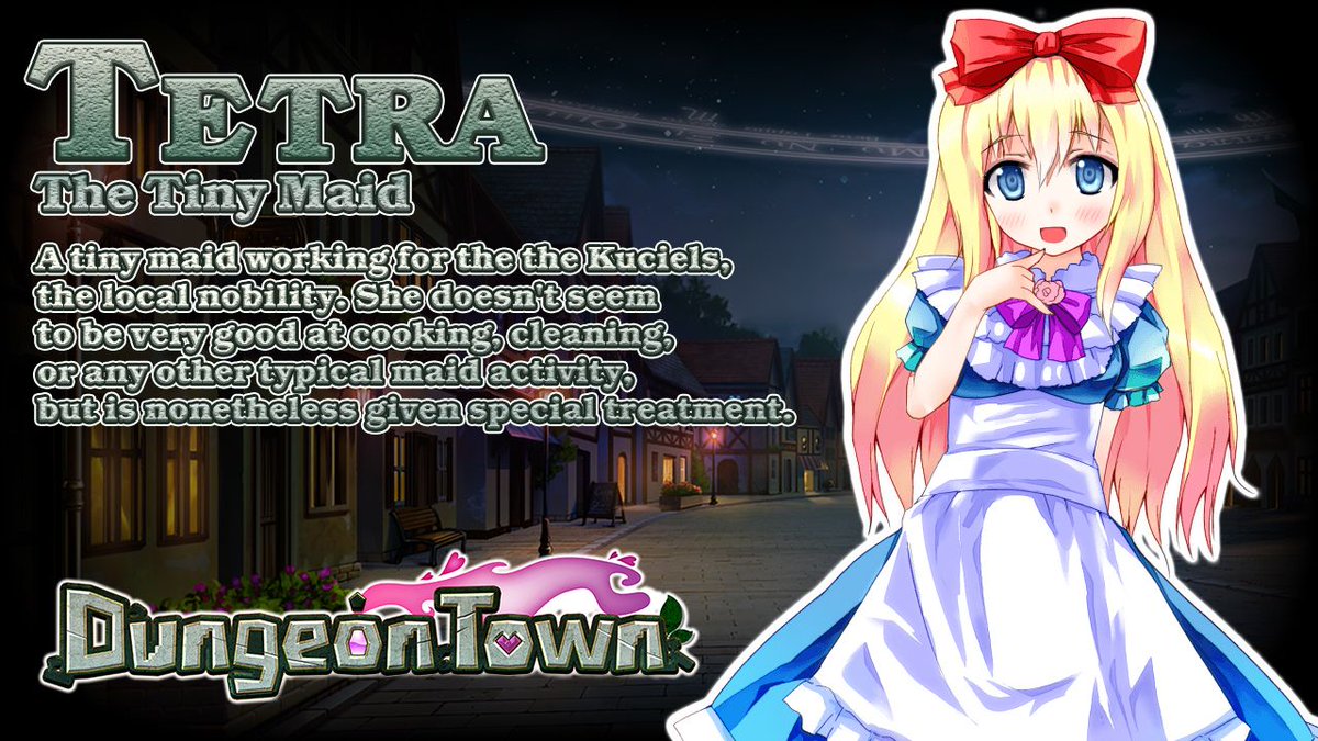Kagura Games on X: Tetra the Tiny Maid! Dungeon Town by Circle Meimitei  (@nekomaka5656) will release on September 25! Don't forget to add it to  your wishlist to get ready for the