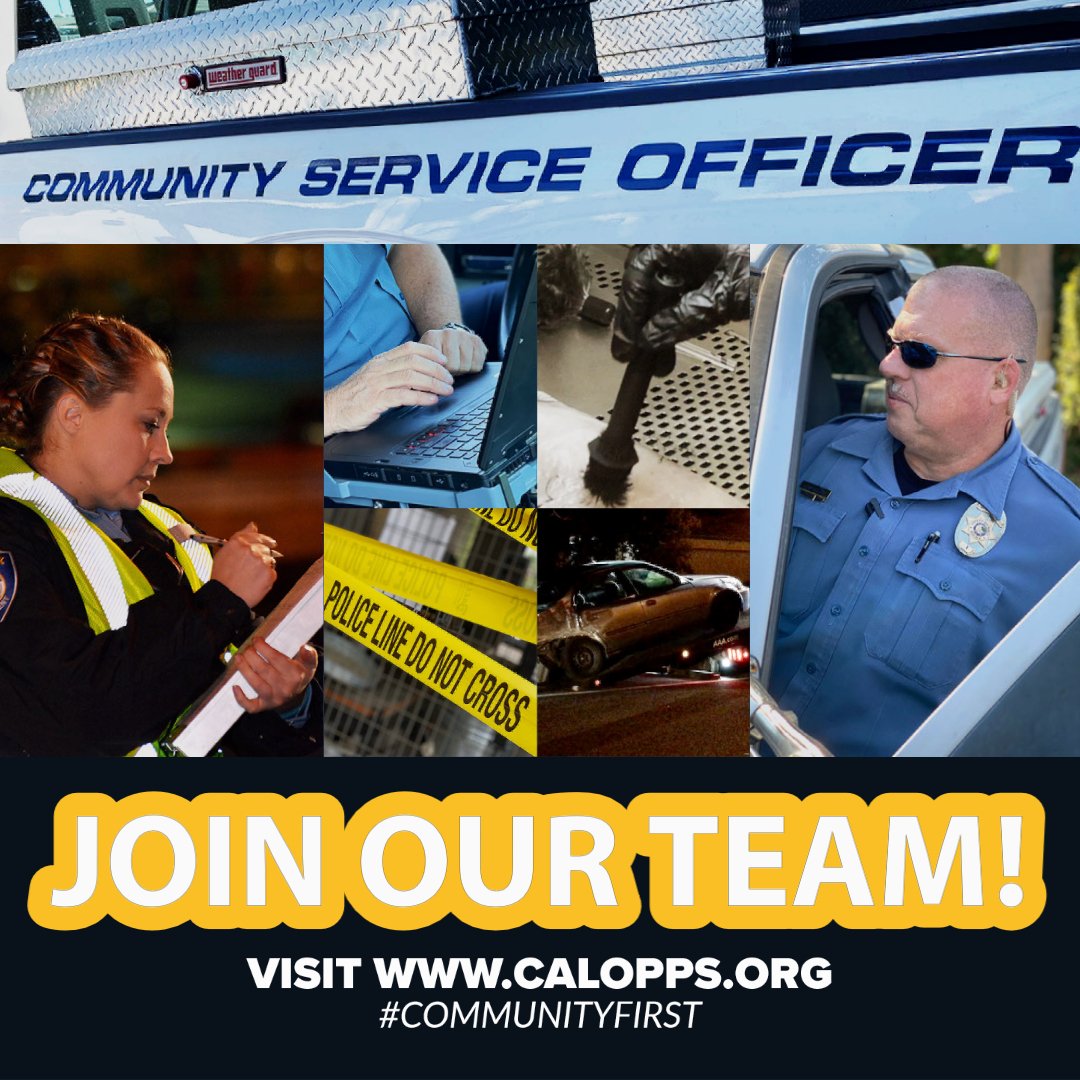 citrusheightspd's tweet image. Looking to make a difference in an amazing community? Apply to join our CSO Team! Entry level full-time &amp;amp; part-time positions available. Recruitment closes on 10/15/21 so visit calopps.org/citrus-heights… to apply today! #JoinCHPD #CSOJobOpportunity #CommunityFirst