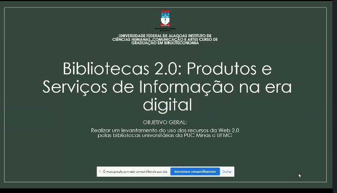 ronaldfar's tweet photo. Feliz com a qualidade dos trabalhos apresentados no seminário de encerramento da disciplina #infobiblio  dos alunos @biblioufal. É bom perceber que mesmo com toda a dificuldade do ensino remoto a turma dribla bem o cenário e apresenta bons resultados 😍 https://t.co/grPEyfa3xL