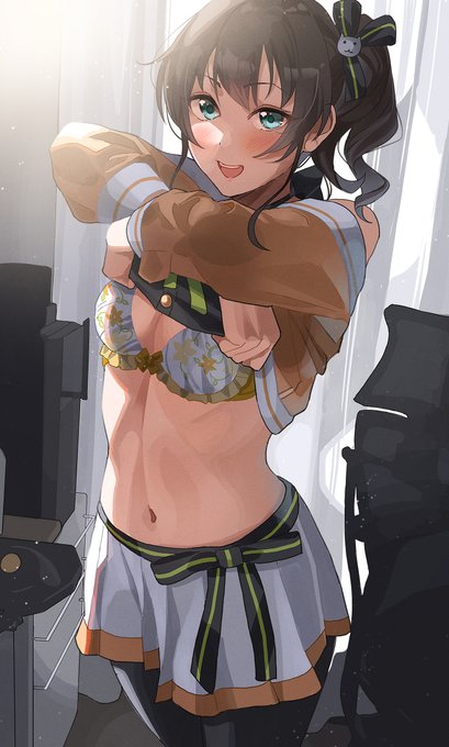 お気に入りの下着を見られた夏色まつり 