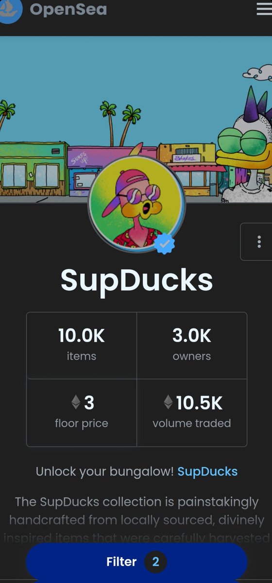 JBurns503's tweet photo. Well isn't she a thing of BEAUTY THERE!!! @RealSupDucks to the MF moooonnn!!! But I been known that... it was after all, my first NFT ever at .15!! How bout your first?
#SupDuck #NFTs #NFTs #ToTheMoon #3EthFloor #sup https://t.co/f1mGgquVXK