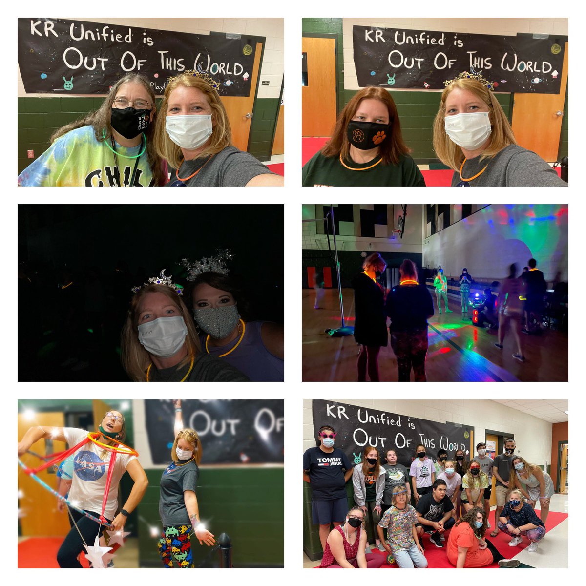 DachowskiKRHS's tweet image. Today was OUT OF THIS WORLD! We had a blast at our glow dance party w/some special guests. Thanks @JesseLRivera2  &amp;amp; @DanielleTapsco1. Looking forward to see some awesome country attire tomorrow.@KrUnified #WeAreKR #KRHSSTANDProgram #KRHSHomecoming2021 #HomecomingSpiritWeek2021
