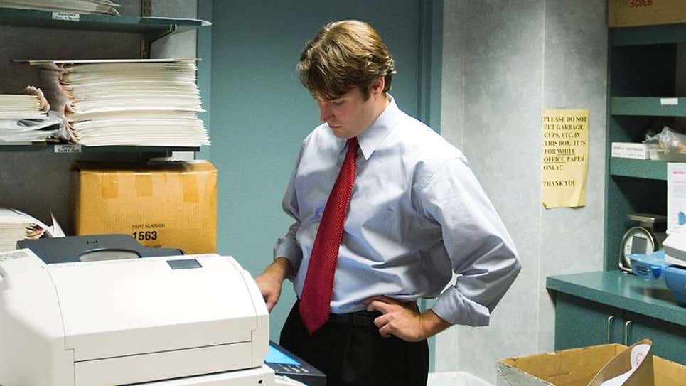 TheOnion's tweet photo. Majority Of Office’s Supplies Used To Apply For Different Job https://t.co/l7DVoQM0cx https://t.co/d8JHmRHIDT