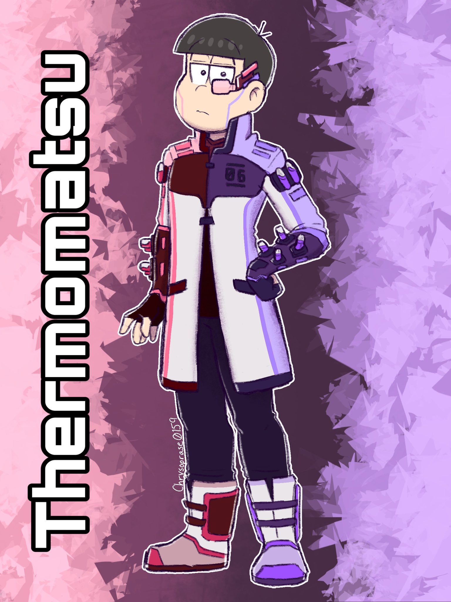 Twitter 上的chrysoprase0159 Coms On Hold Finalized Designs For My Dystopian Hero S Au Here S The Younger Trio Osomatsusan 一松 十四松 トド松https T Co Cjhkabqv8g Twitter