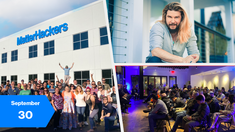 RSVP to revel at the NEW HQ on September 30th with super-special guest and award-winning science educator and entertainer, Kyle Hill! We will have tacos, giveaways, and tours of the new facility, but sign up early - tour spots are going fast! RSVP here: matterhackers.com/r/gEFMIh