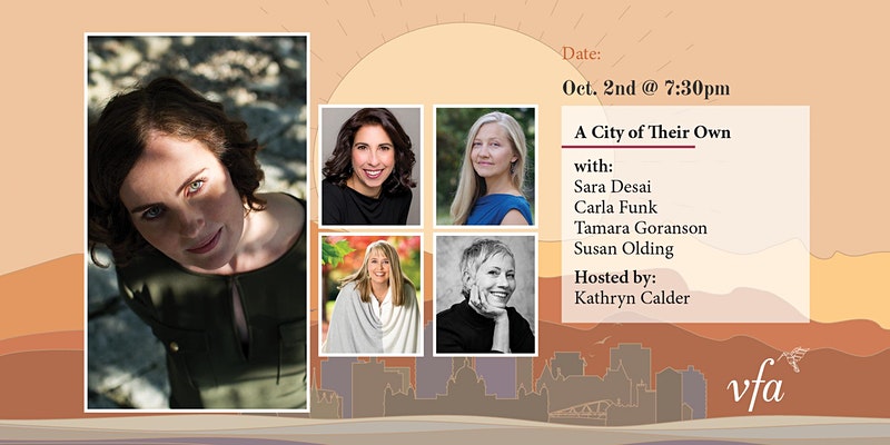VicFestoAuthors's tweet photo. Unfortunately, VFA author Danielle Geller is no longer able to take part in the event "A City of Their Own," but we're pleased to announce @carlafunk is now taking part in the event.

Only two tables for two left for this event, so buy your tickets quick!

https://t.co/kRzvN4GPTD https://t.co/RblfAWUVNG