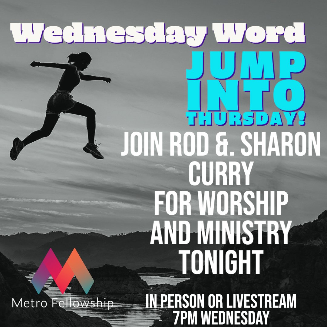 Join Rod &amp; Sharon Curry tonight at 7pm! Fresh Word! No one like Jesus!  buff.ly/3lQhWeV