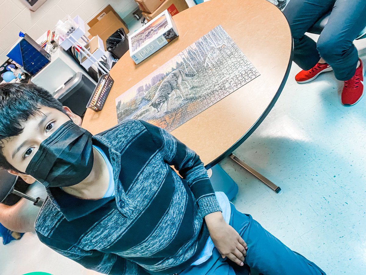 Thank you, Ms. Griffin, for providing opportunities for ALL students to SHINE and show their exceptionally unique strengths! #AccessForAll #lcps22 #1000piecescompleted <a href="/MsGriffin18/">Ms. Griffin</a> <a href="/SterlingMiddle1/">Sterling MS</a>