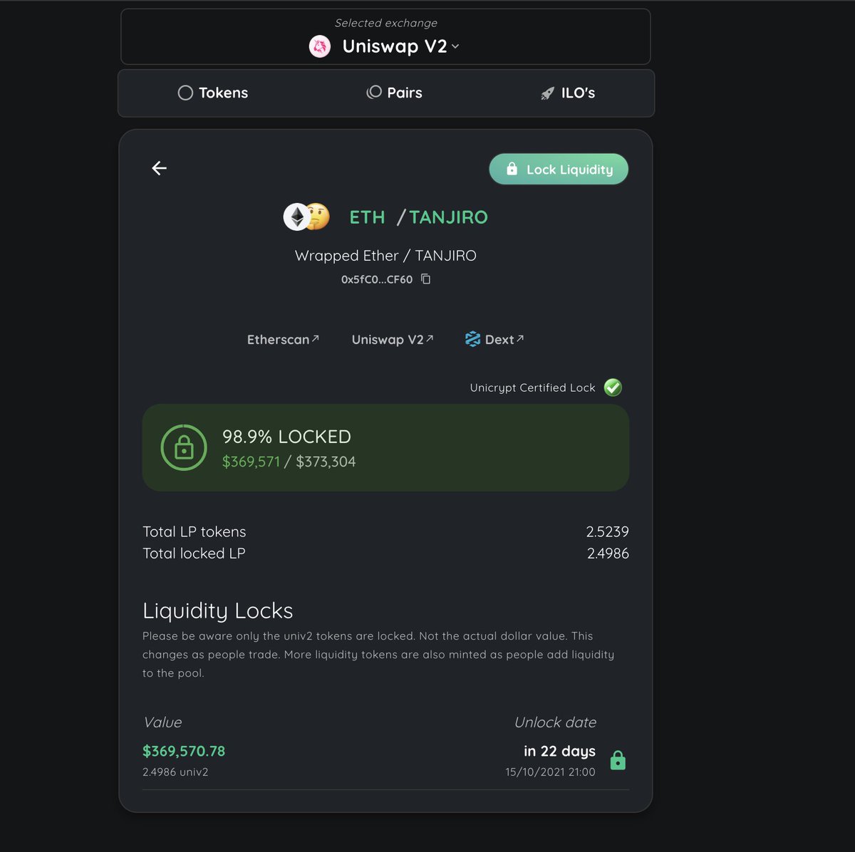 CcommissionerX's tweet photo. Bought a bag of this gem! 💎

Trending #1-4 on Dextools 🧐

Chart looks like it's ready to pop! 🤯

#TANJIRO @TanjiroEth

https://t.co/vh8SGjDjDd https://t.co/C6k8aXKkGO