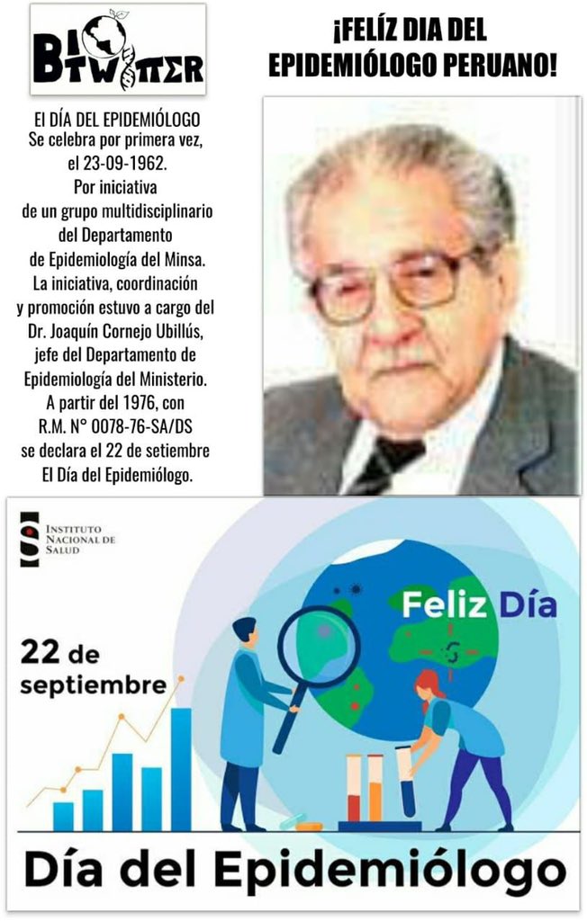 Antony_Amchc5's tweet photo. #DíaDelEpidemiólogoPeruano
Rendimos homenaje al equipo multidisciplinario entre ellos nuestros profesionales @Cbiologosperu que en circunstancias adversas contribuyen a la vigilancia, control y prevención de enfermedades
@Minsa_Peru
@PedroCastilloTe
@EsSaludPeru
@HCevallosFlores https://t.co/u5FJjP56iw