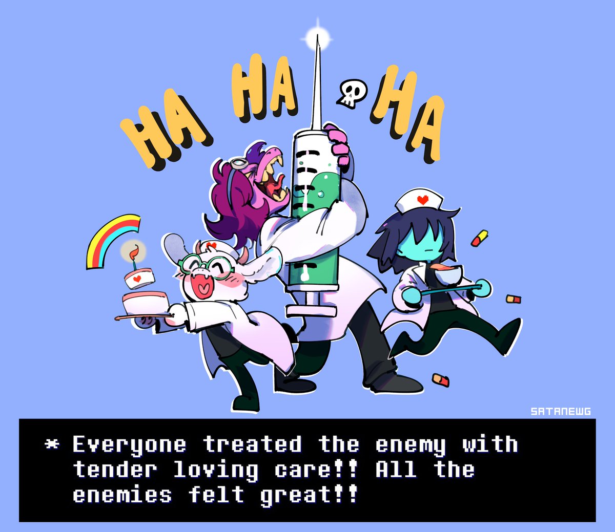 //deltarune spoilers
hehe i love these guys so much