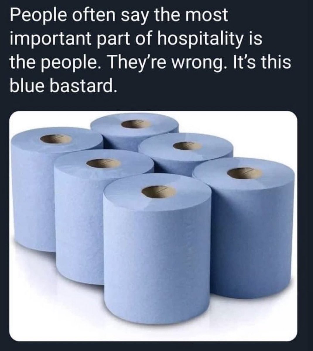 ImEdVegas's tweet photo. “where’s the fucking blue roll?!”

Never seen a truer statement 😂 https://t.co/lVlq58dYqr