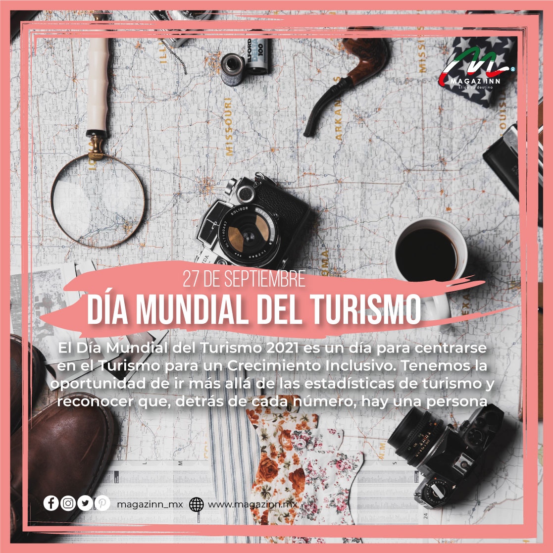 MagazInn_Mx's tweet photo. La OMT invita a las personas en general a celebrar la capacidad única del turismo de garantizar que no se deje a nadie atrás cuando el mundo empiece a reabrirse de nuevo y a encarar el futuro.
#MagazInn #27díaMundialdelTurismo #TurismoParaUnCrecimientoInclusivo https://t.co/Kz5pD9ZAnN