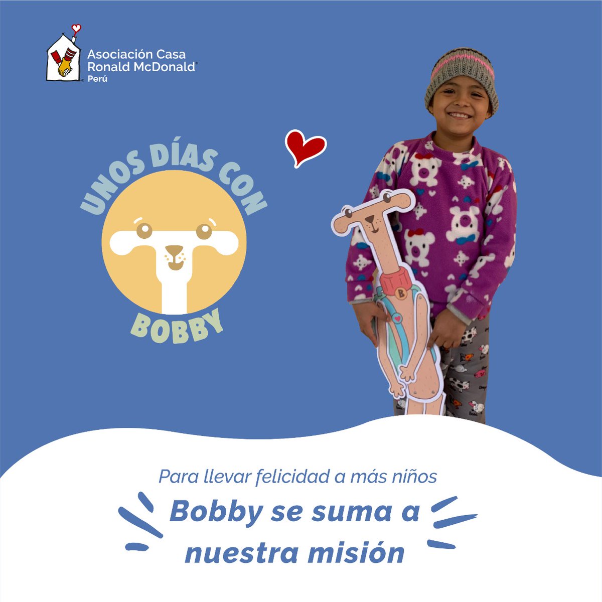 mirfersi's tweet photo. Katherine es de la ciudad de Moyobamba y llegó junto con su mami a Lima para albergarse en @casaronaldperu San Gabriel. Ella recibe tratamiento en el @insnsanborja.

¡Pronto..Tú serás la pieza faltante para que la Casa Ronald McDonald pueda seguir siendo un hogar lejos del hogar https://t.co/eHnk00uJlV