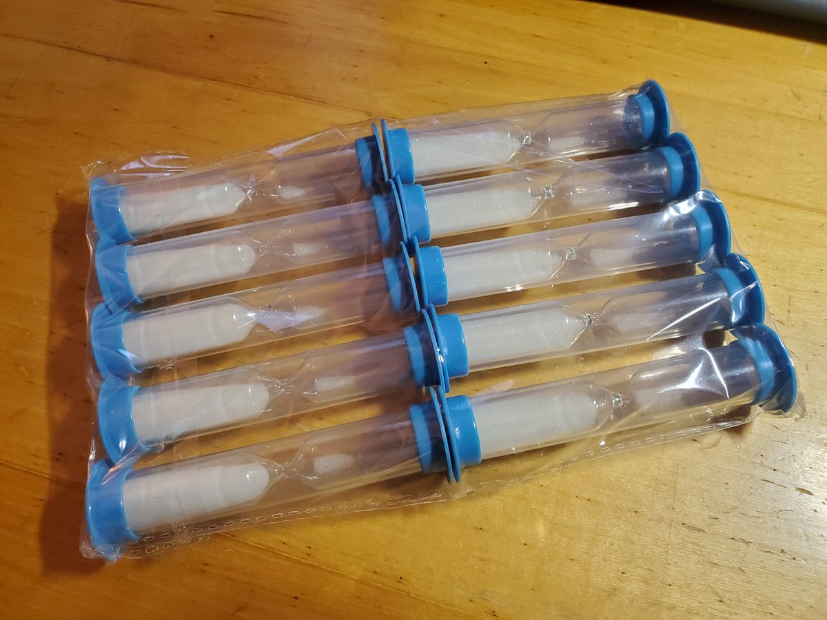 SpielPro's tweet image. Added some 30 second sandtimers. 10 pack for $2. Have more than 80 of these. Free shipping at $150 spielpro.myshopify.com