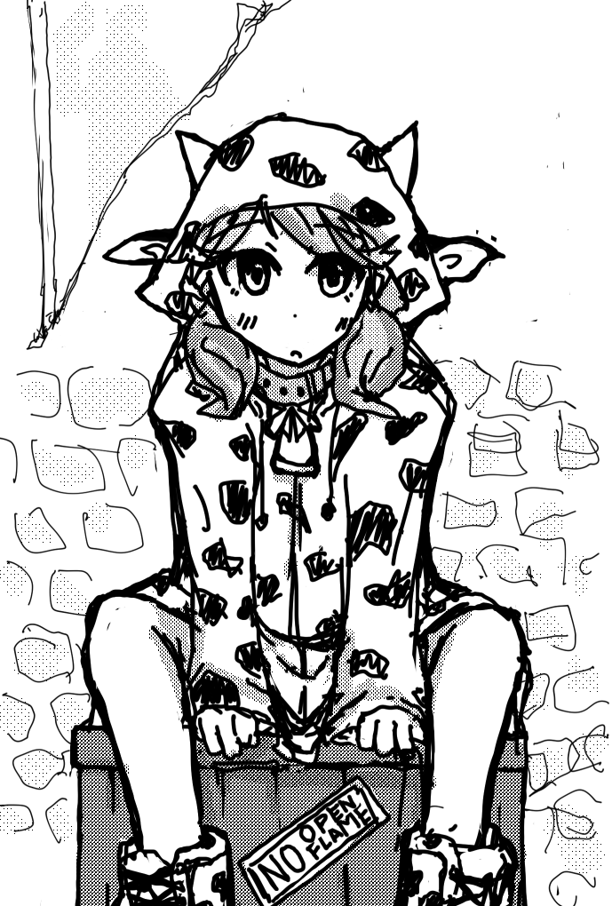 たぶんこの方がいつものうちの朱音感ある。 