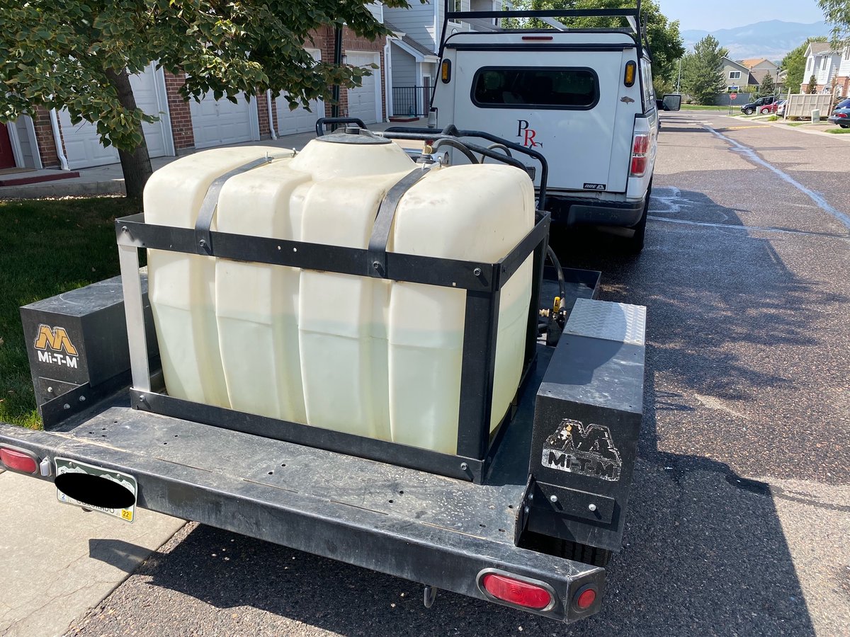 PRC_PrepRite's tweet photo. Messes got you down? Random spills? @PRC_PrepRite has 2 different trailer mounted pressure washers that can tackle these jobs. Let us know how we can help make your property look their best again! #preprite303 #PrepRite #prepritecoatings #PRC #powerwashing #trailermounted #spills https://t.co/0FwFTOnn0x