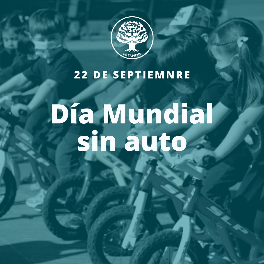ReSapiens's tweet photo. 🎊 Hoy es el #DíaMundialSinAuto 🎊, el cual culmina lo que sería la Semana de la #MovilidadSustentable 🚲

🥳 Celebrando este día buscamos concientizar sobre el impacto ambiental de estos vehículos y promover una #MovilidadActiva, la cual aporta un ambiente más amigable... https://t.co/vXaBMa0UT0