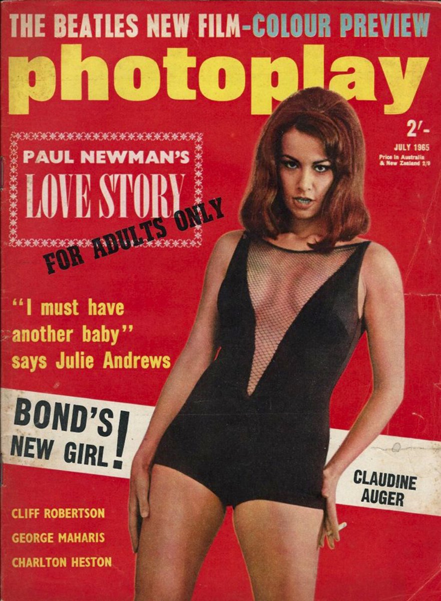 Photoplay magazine promoting Thunderball in 1965 #Bond #JamesBond Discover ...