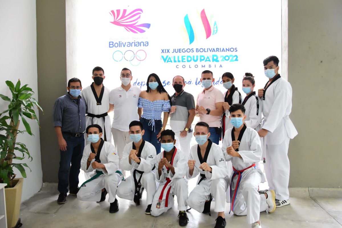 JBolivarianos22's tweet photo. Apoyamos el taekwondo cesarense, deporte que toma fuerza proyectando sus atletas con miras a los Juegos Bolivarianos Valledupar 2022 @TaekwondoCesar @afraniorv https://t.co/rMKhkskbie