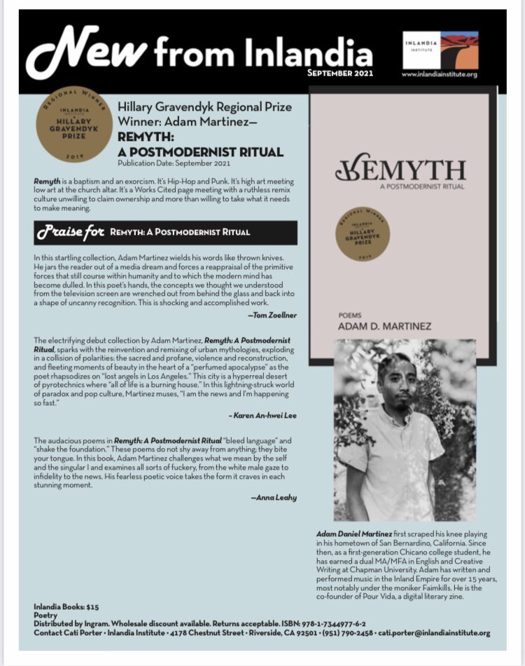 adam_etal's tweet photo. I’m looking for podcasts, social media shows, blogs, radio shows, &amp; venues lookin to book poets for conversations &amp; readings! I’m your poet &amp; REMYTH is your book. DM/reply in the comments if you have any recommendations! You can also share my info w/ them: adm[at]adametal[dot]soy https://t.co/OpEWrLUbFJ