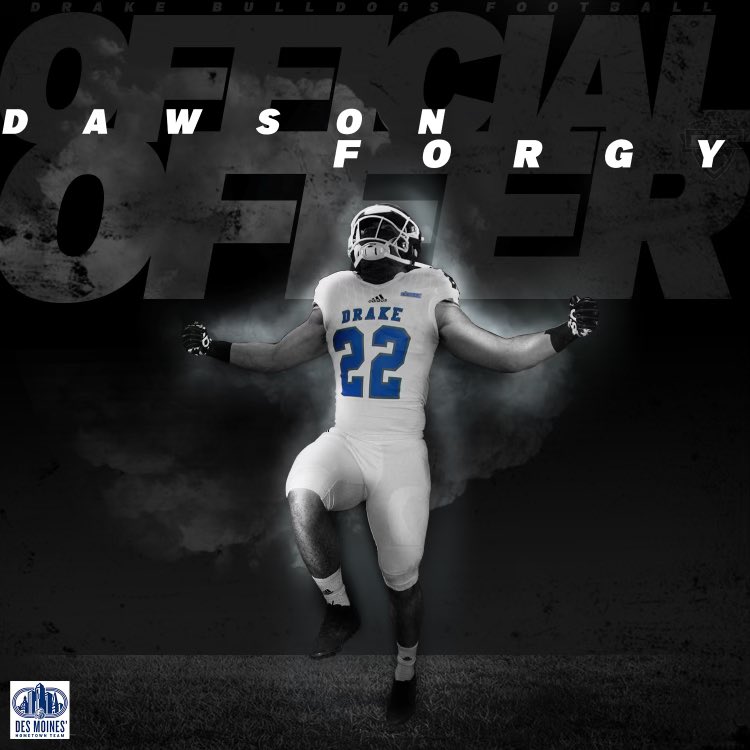 DawsonForgy0's tweet photo. After a great call with @2CoachG1 I’m excited to announce I’ve received an offer from Drake University!🔵⚪️ https://t.co/QZGKhlXLDh