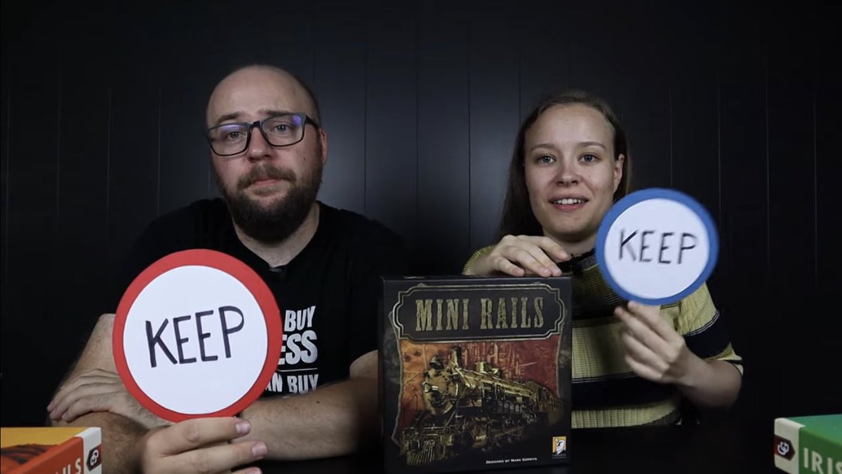 moaideas's tweet photo. 🚂 Mini Rails is a KEEP!!!

Sunniva: “I actually think this is quite cool.”
Johannes: “It is.”

👉 https://t.co/oJLm3IZVMe

🗿 #Moaideas #MiniRails #KeepOrCull @bgramblings https://t.co/E7atBEkK7j