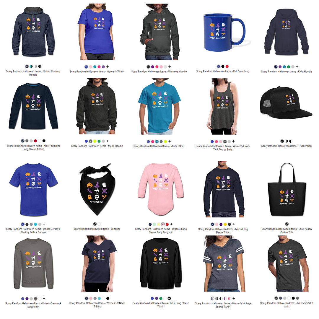 clothing_mn's tweet photo. #halloween #tshirt #tshirtdesign #tshirtprinting #pumpkin #HappyHalloween #halloweentime   
Get "Happy Halloween - Random Halloween Items" art printed on your favorite items.
➡️https://t.co/hXTl7BGUjC➡️https://t.co/0g5vOdCsp7➡️https://t.co/A6vZne5m9d➡️https://t.co/Hy94gC18V8 https://t.co/Dz88AaEPPG