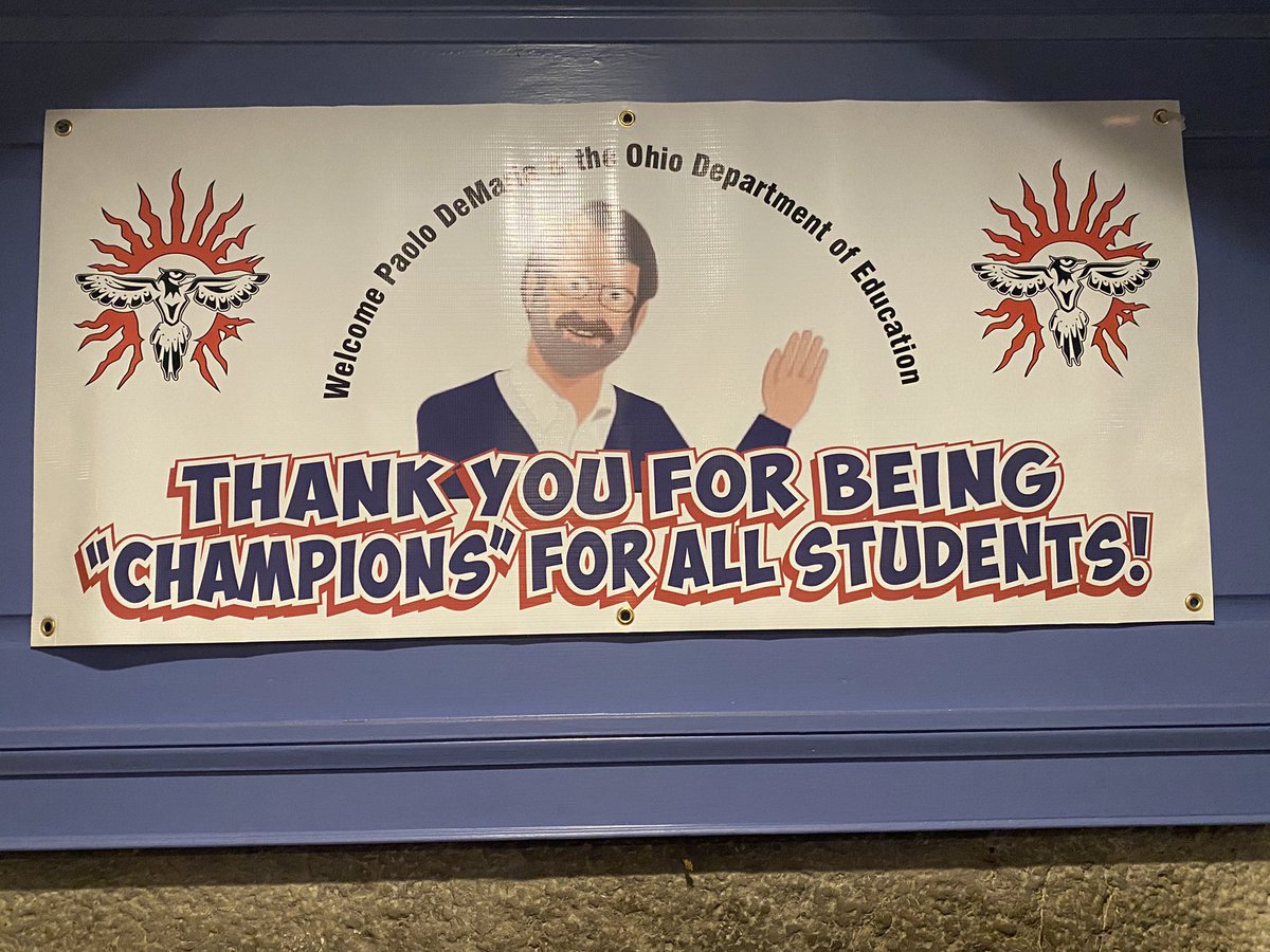 Wishing Paolo Demaria, Ohio’s Superintendent of Public Instruction a very happy retirement.  He will be greatly missed. I appreciate his passion for quality education, equity and expanded learning opportunities.  #OHEducation #21cclc #OHEducationSupt