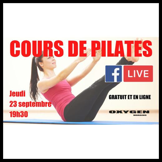 TOUT LE TERRITOIRE:COURS DE PILATES EN LIGNE #2 * jeu. 23 sept. 2021
14:30 - 15:15 * https://lescouleursdelouest/agenda *  <a href="/973CDO/">Les Couleurs de l'ouest</a>