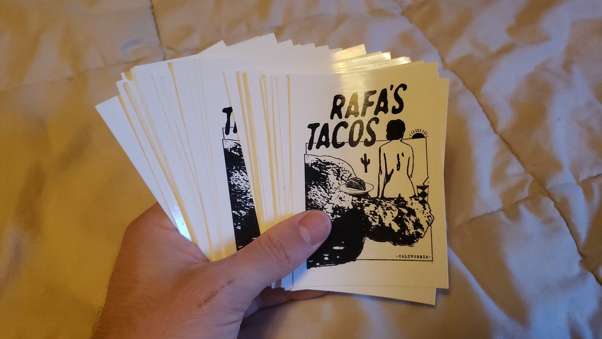 Merch spread for Friday Limited quantities available so don't sleep