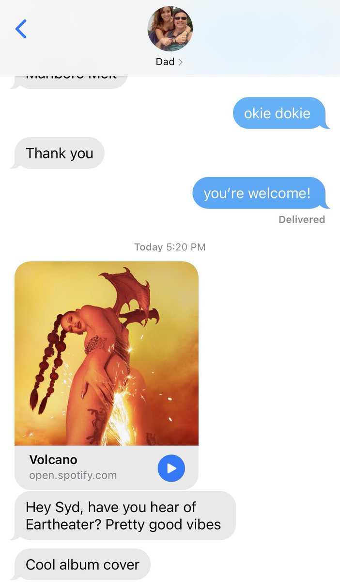 sydburden's tweet photo. #textsfrommydad https://t.co/clVFvkSOp6