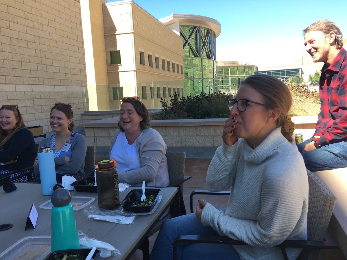 The HCI cancer Control and Population a Sciences Program had an actual non-virtual lunch!! We’re happy to be [back] together again, and to welcome one of our newest faculty members- Dr. Chelsey Schlechter!