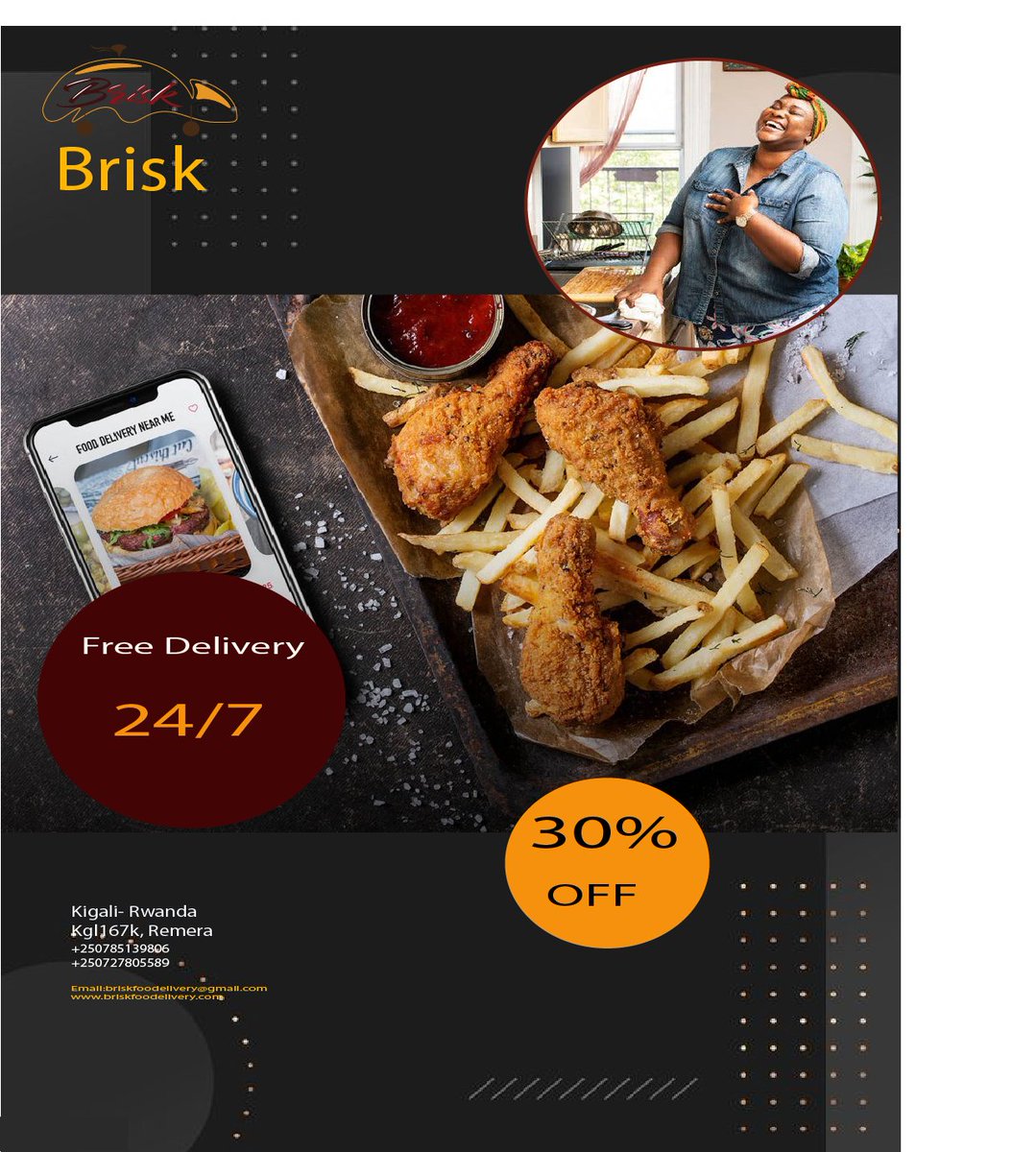 BOBO45201784's tweet photo. Brisk Is A Company Which Is Specialized In Food
Delivery Service. We Are Based In Rwanda Where 
We Deliver Foods In All Region/parts Of The Country. 
We Are Speed And Bring The Delicious Foods
As Our Tagline “Taste Freshness Within A Minutes”.
#deliveryservices https://t.co/cWOHAbSfwx