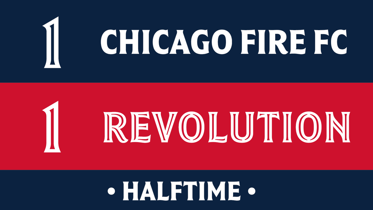 New England Revolution All Even At The Half Nerevs Chivne