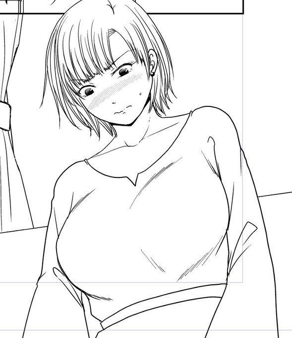 今日は今から実家に行かねばなので、早朝からペン入れ4P頑張った 