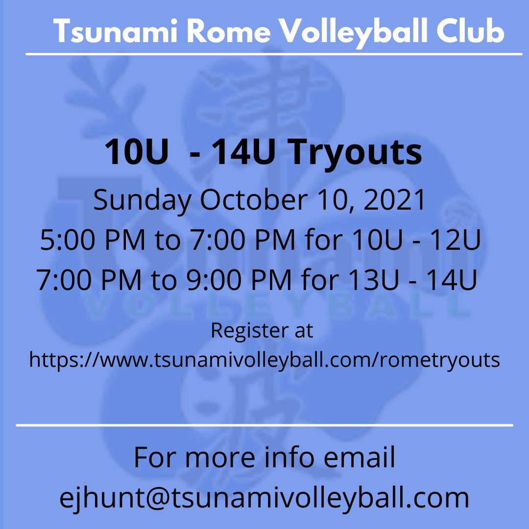 Registration for tryouts is now open!!  Come grow with us again this year.