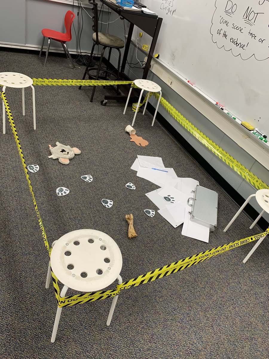 shanndebo's tweet photo. Today, we practiced using our prior knowledge + evidence from the crime scene to create our own inferences all while practicing to βmanage our impulses!β #ilovemyjob #teacher #16habitsofmind https://t.co/8Tp3PcmoQF